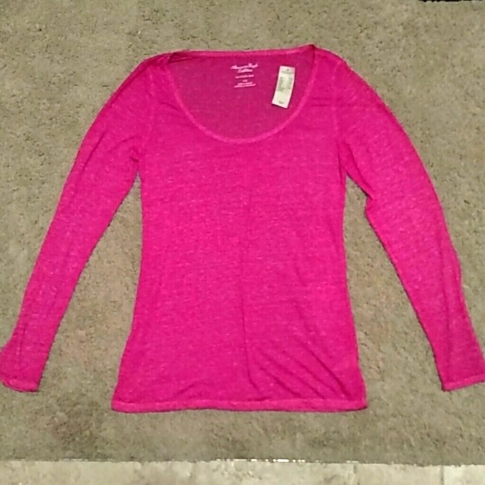 Pink American Eagle Top
